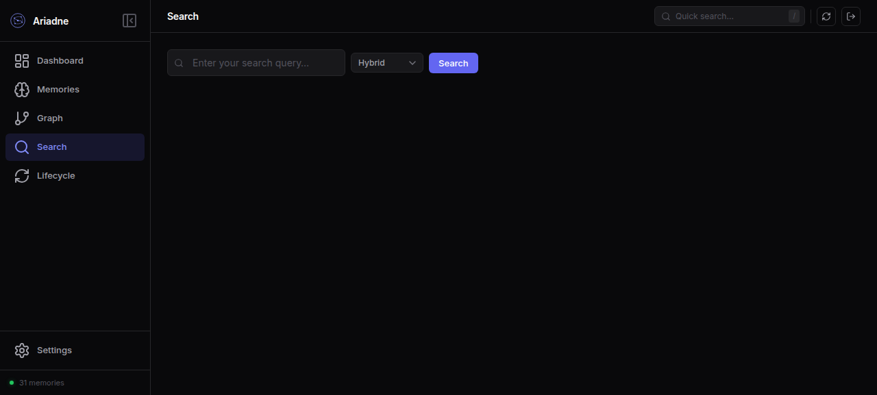 Search page